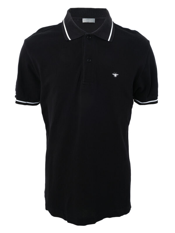 【二手】DIOR HOMME 蜜蜂刺繡POLO衫 L