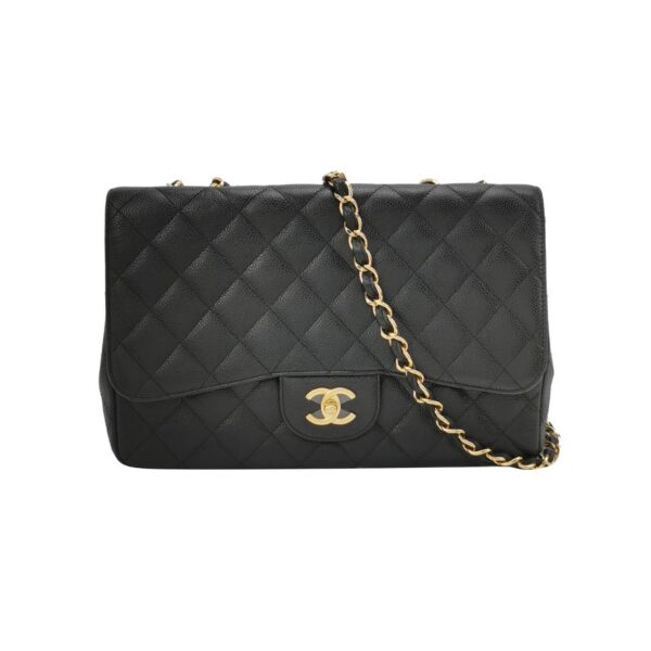 【二手】CHANEL 經典大號垂蓋手袋 YY2640