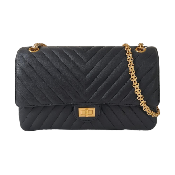 【二手】CHANEL 2.55 大號垂蓋手袋 YY2649