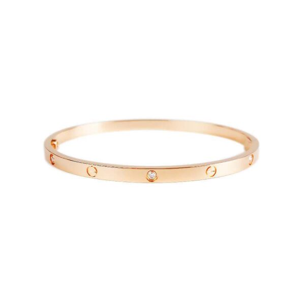 【二手】CARTIER LOVE 玫瑰金手鐲 17 YY2659
