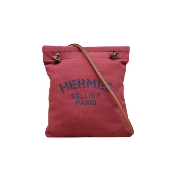 【二手】HERMES ALINE GROOMING 斜挎包 36 磚紅色 YY2663