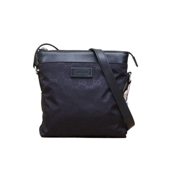 【二手】GUCCI GG 尼龍斜挎袋 YY2689