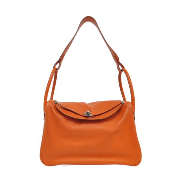 【二手】HERMES LINDY 34 兩用手袋 93 愛瑪仕橙 YY2710