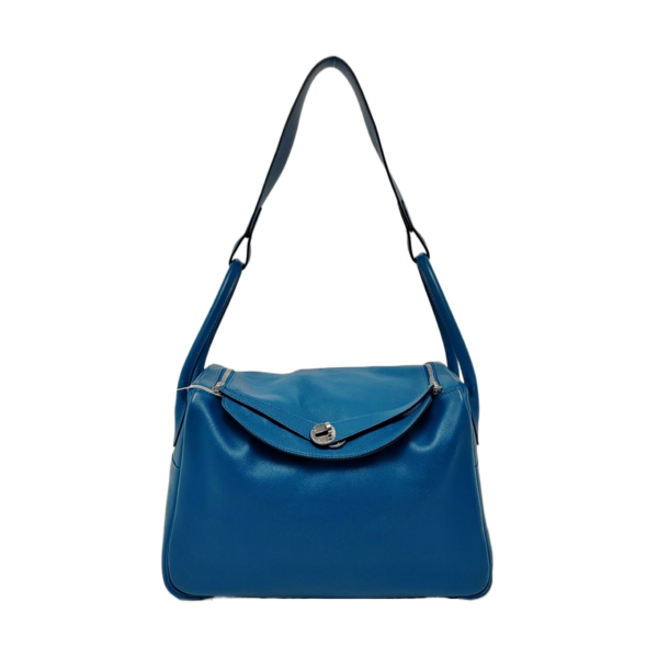 【二手】HERMES LINDY 34 兩用手袋 S7 保加利亞藍 YY2711