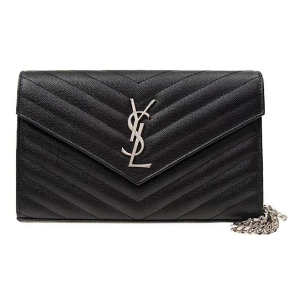 SAINT LAURENT PRE-OWNED CASSANDRA WALLET ON CHAIN BAG YY2542