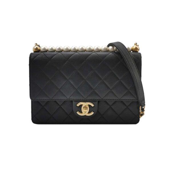 【二手】CHANEL PEARL 垂蓋手袋 YY2566