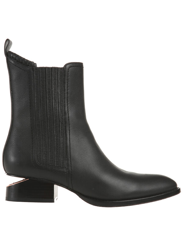 【二手】ALEXANDER WANG 造型跟短靴 36