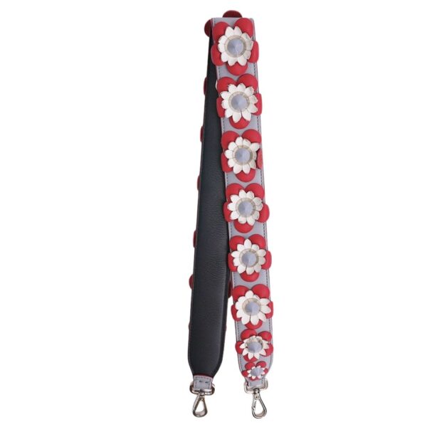 【二手】FENDI STRAP YOU 花朵鉚釘肩帶 E25291
