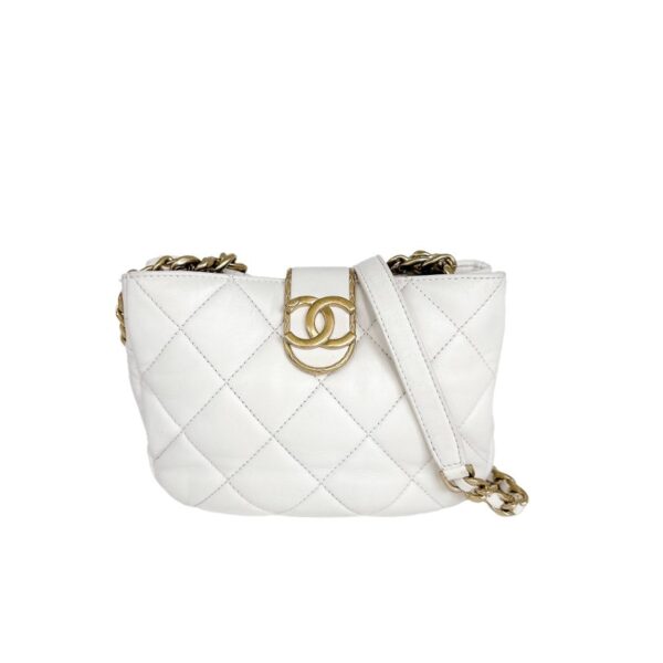 【二手】CHANEL CC HOBO 鏈條包 RR3218
