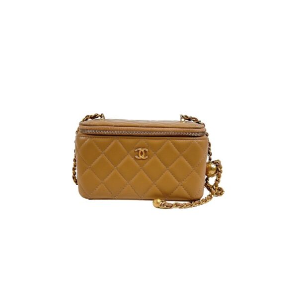 【二手】CHANEL PEARL CRUSH 鏈條梳妝袋 RR3252