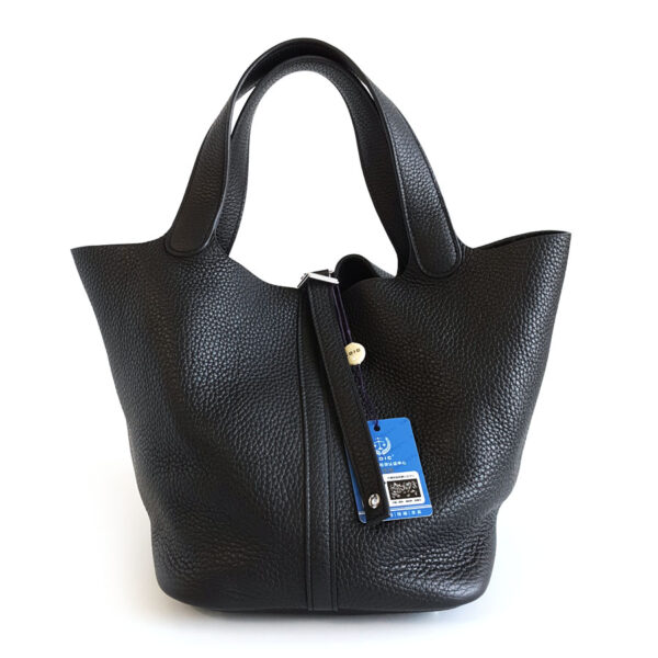 【二手】HERMES PICOTIN LOCK 22 水桶手袋 黑色 RR3258