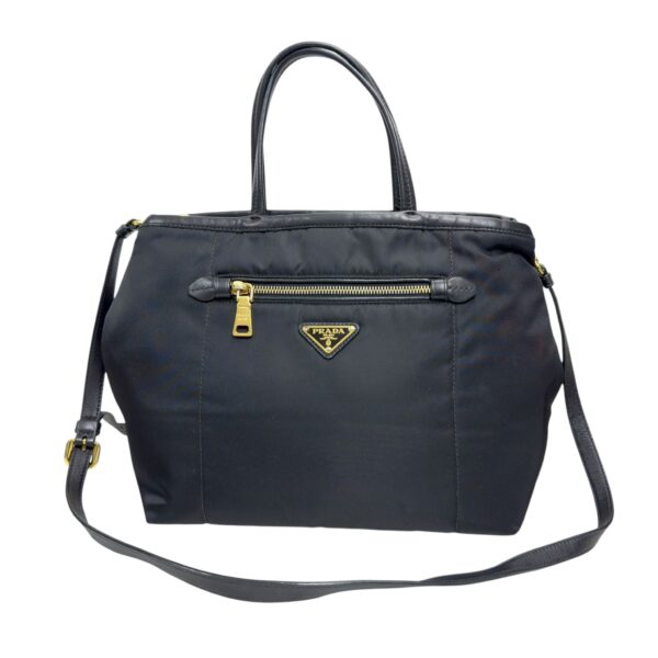 【二手】PRADA 黑色 2用包 PD3528