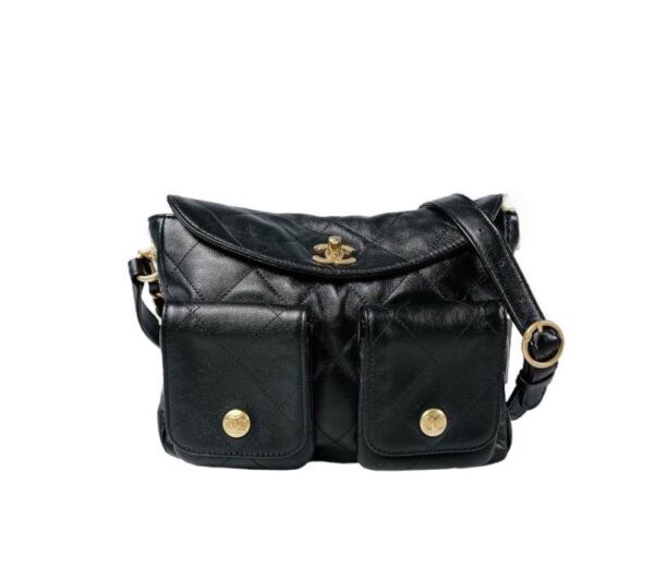 【二手】CHANEL 黑色 肩背包 PD3502