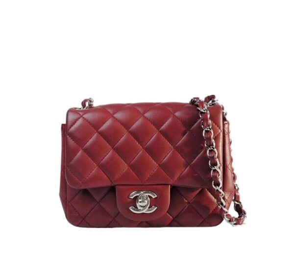 【二手】CHANEL CLASSIC 垂蓋手袋 紅色 PD3538