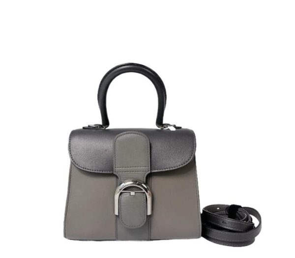 【二手】DELVAUX BRILLANT 手袋 灰色 PD3556