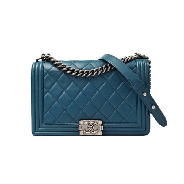 【二手】CHANEL LEBOY CHANEL 手袋 藍色 PD3576