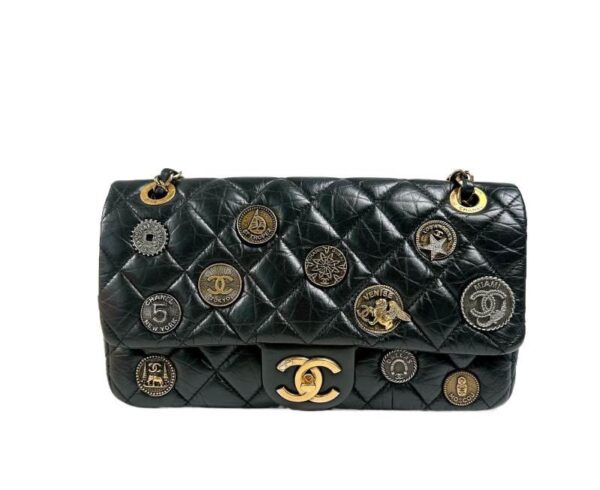 【二手】CHANEL 經典翻蓋手袋 黑色 PD3608