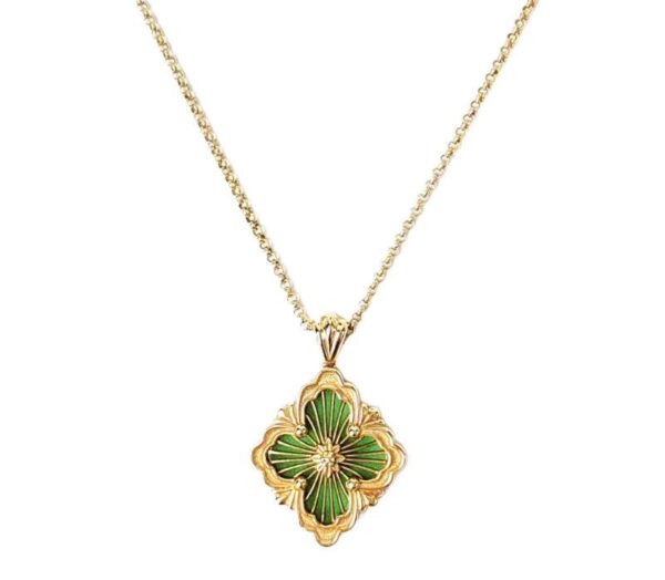 【二手】BUCCELLATI OPERA 18K金 吊墜項鏈 PD3614
