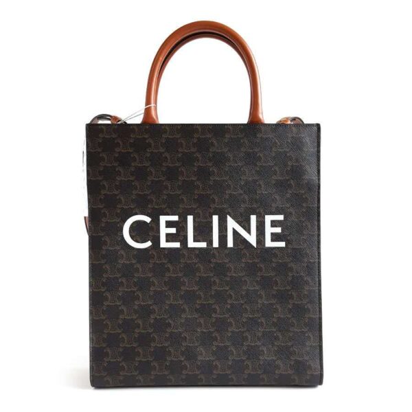 【二手】CELINE CABAS TRIOMPHE 小號垂直手提袋 YY2760
