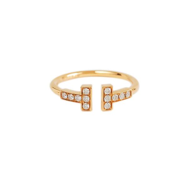 【二手】TIFFANY & CO. TIFFANY T 鑽石戒指 53 YY2762