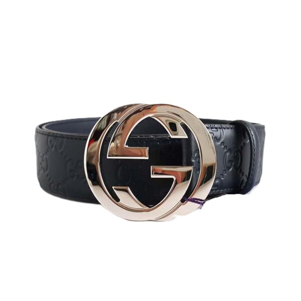 【二手】GUCCI SIGNATURE GG扣環皮帶 YY2799