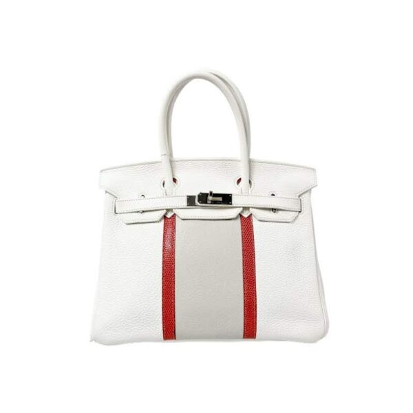 【二手】HERMES BIRKIN 30 手袋 01 純白色 YY2865