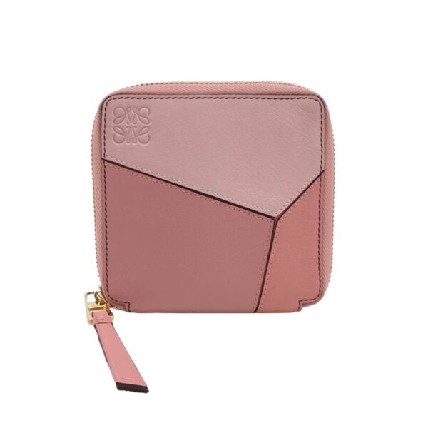 【二手】LOEWE 拼圖方形拉鍊錢包 YY2869